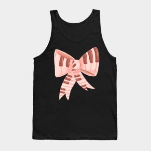 Piano key ribbon Tank Top